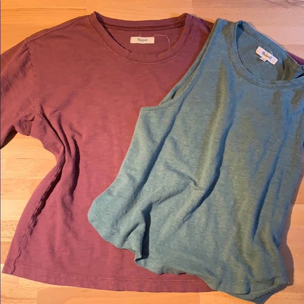 Madewell cropped shirt bundle